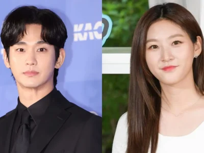 Kim Soo Hyun dan mendiang Kim Sae Ron. Foto: Dok. Kolase Sports Hankuk, The Fact