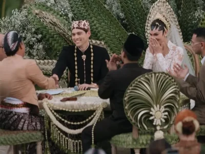 Ijab kabul Maxime Bouttier dan Luna Maya. Foto: Dok. Instagram @lunamaya