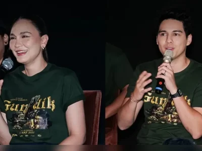 Luna Maya dan Maxime Bouttier saat menghadiri special screening film 'Gundik'. (Foto: Instagram/filmgundik)