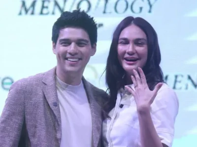 Pasangan pengantin baru, Luna Maya dan Maxime Bouttier. Foto: Dok. Reza/Nyata