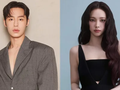 Lee Jae Wook dan Karina aespa pernah menjadi pasangan kekasih. Foto: Dok. X @Prada