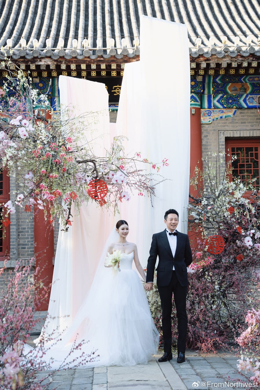 Lokasi pernikahan mantan suami mendiang Barbie Hsu. Foto: Dok. From Northwest/Weibo