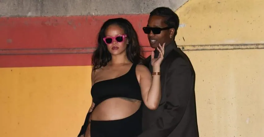 Pamer Baby Bump, Rihanna Tampil Berani Bareng ASAP Rocky di Cannes
