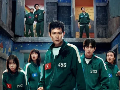 Delapan pemain di poster 'Squid Game 3'. Foto: Dok. X @NetflixKR