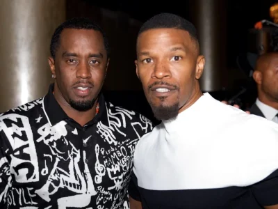 Sean Diddy Combs dan Jamie Foxx. Foto: Dok. Getty Images