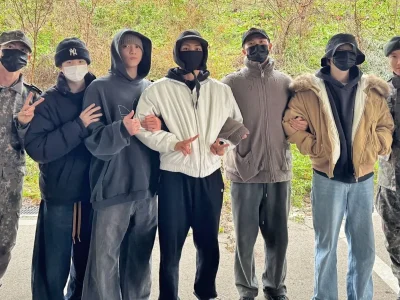 BTS akan berkumpul kembali dalam formasi lengkap setelah menyelesaikan wamil pada Juni 2025. Foto: Dok. X @bts_twt