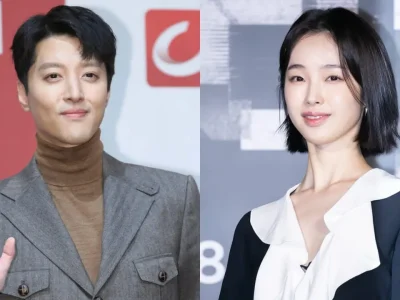 Lee Dong Gun dan Kang Hae Rim dirumorkan pacaran. Foto: Dok. Kolase News1, iMBC