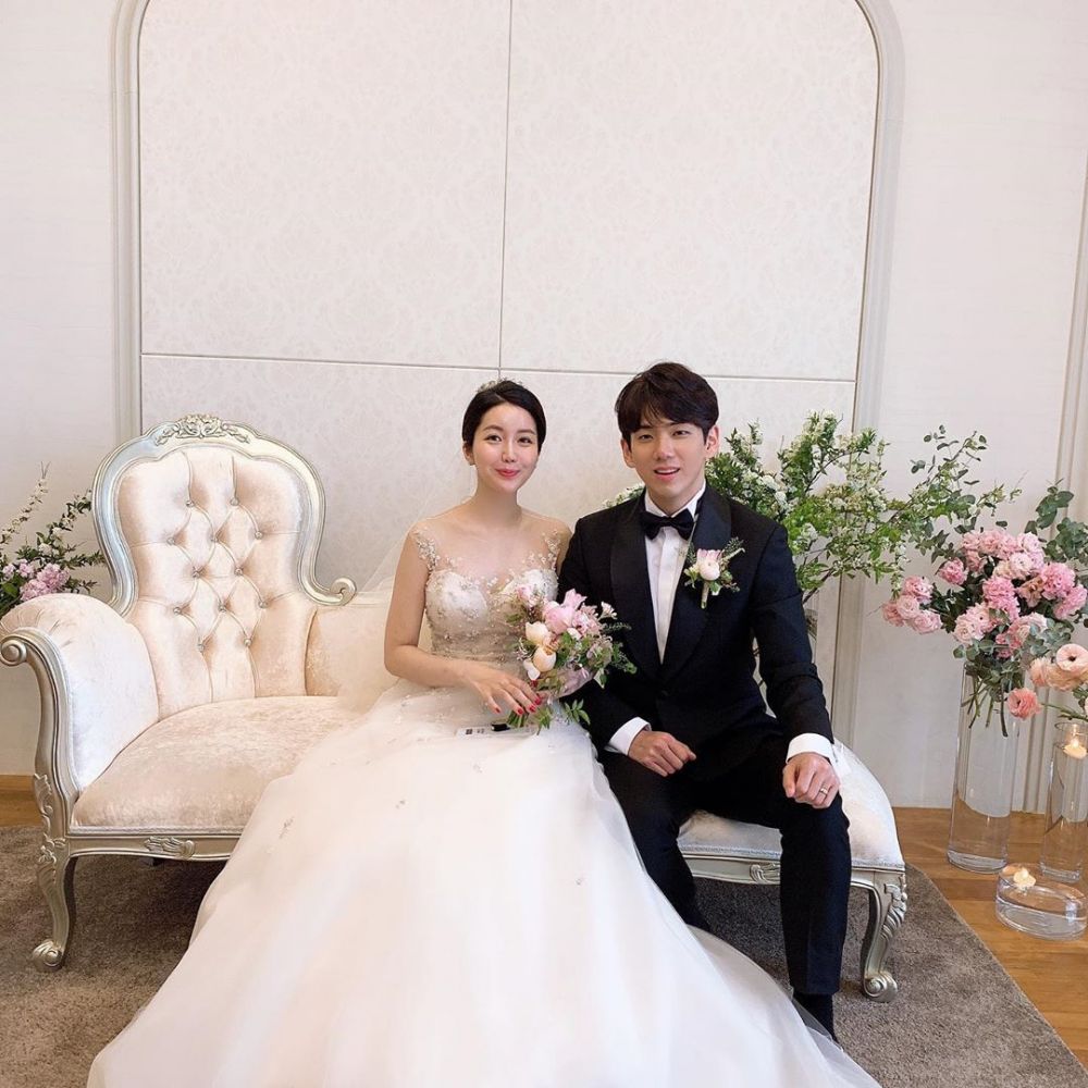 Kim Jung Hoon dan istrinya. Foto: Dok. Instagram @hun_yaaa