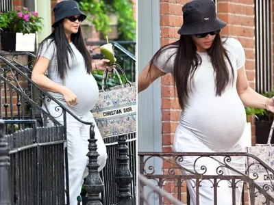 Cassie Ventura hendak menuju rumah sakit untuk melahirkan. (Foto: DOk. TMZ via getty)