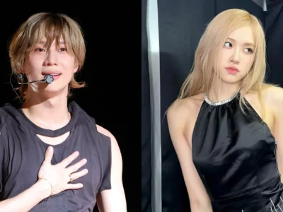 Deretan idol K-Pop mengalami masalah kostum saat di panggung. Foto: Dok. Kolase Instagram @roses_are_rosie, X @Han_yp23