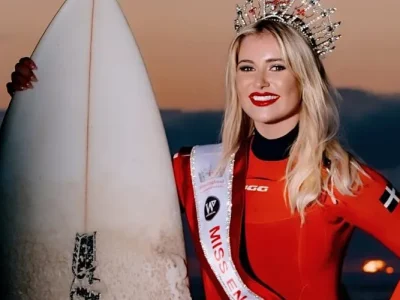 Miss England 2025, Milla Magee, mengundurkan diri dari ajang Miss World 2025. Foto : Neil Hope