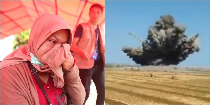 Firasat Istri Korban Ledakan Amunisi Garut, Sempat Larang Suami Bekerja