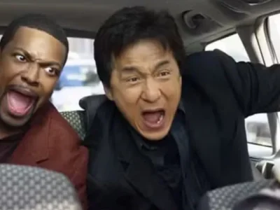 Chris Tucker dan Jackie Chan di ‘Rush Hour’ (Foto: Dok. New Line Cinema)