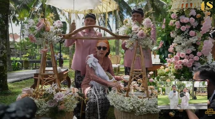 Gaya nyentrik ibunda Luna Maya. Foto : Youtube/TS media