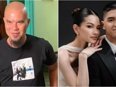 Pesan Ahmad Dhani untuk Al Ghazali di acara siraman (Foto: Instagram/ahmaddhaniofficial, alyssadaguise)