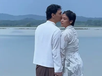 Acara syukuran pernikahan Mikha Angelo dan Gregoria Mariska Mariska (Foto: Instagram/abata_wo)