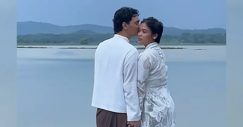 Pernikahan Mikha Angelo-Gregoria Tunjung, Makin Romantis Diguyur Hujan