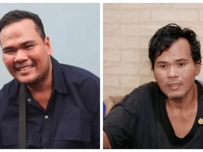 Tubuh Fahmi Bo yang dulu gemuk kini terlihat jauh lebih kurus karena sakit. Foto : Istimewa