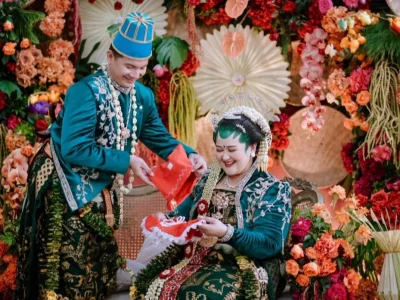 Pernikahan Putri Habibie dan Rafli. (Foto: Dok. Production / @redia.prasada)