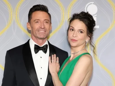 Hugh Jackman dan Sutton Foster. Foto: Dok. Getty Images via NY Post