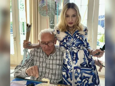 Madonna dan ayah. (Foto: X/madonna)