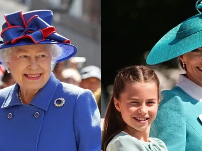 Putri Charlotte memakai bros pemberian mendiang Ratu Elizabeth saat Trooping the Colour. Foto: Dok. X @KensingtonRoyal