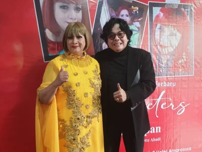 Ussy Pieters dan Otte Abadi. (Foto: Agnes/Nyata)