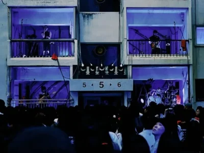 The Solutions menggelar konser di apartemen terbengkalai. Foto: Dok. Instagram @the_solutions