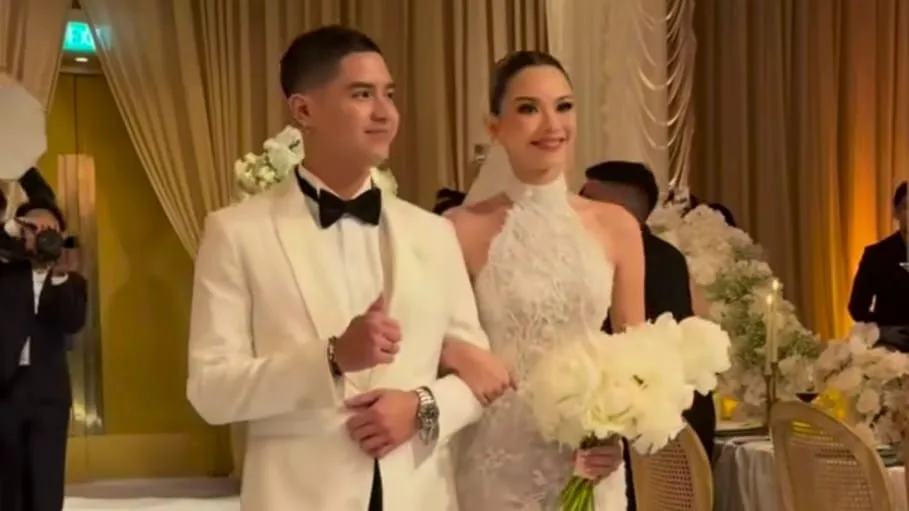 Keseruan Resepsi Al Ghazali dan Alyssa Daguise, Usung Tradisi Barat