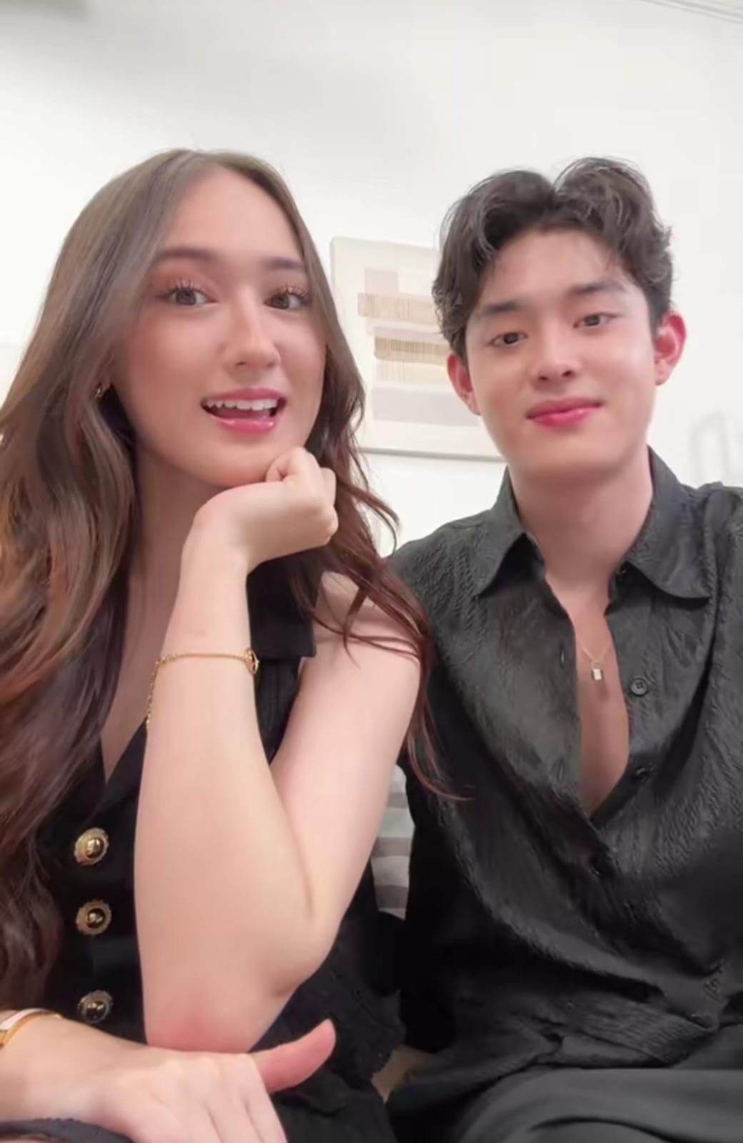 Laura dan Gabriel Prince. Foto: Dok. TikTok @its_lauramoane