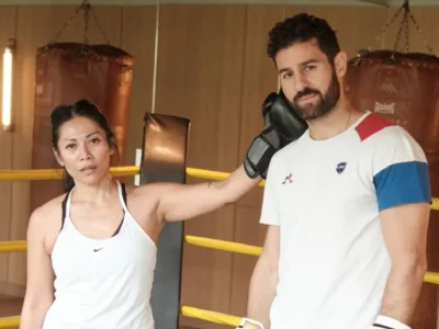 Anggun C Sasmi latihan tinju demi ‘Reacher 4’ (Foto: Instagram/anggun_cipta)