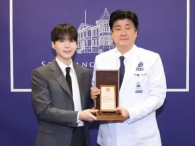 Suga BTS memberikan donasi untuk pembangunan pusat terapi anak dengan autisme. Foto: Dok. Rumah Sakit Severance/MyDaily