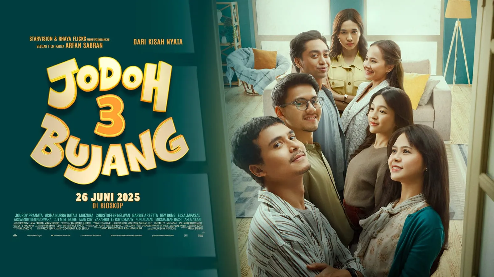 Review Film ‘Jodoh 3 Bujang’: Kala Budaya Jadi Dilema Asmara dan Keluarga