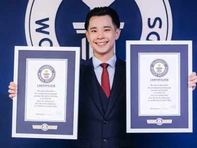 Jess No Limit menerima dua rekor dunia dari Guinnes World Records. Foto: Dok. Instagram @jessnolimit