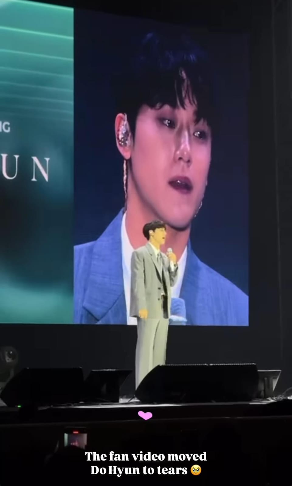 Do Hyun menangis saat fan meeting. Foto: Dok. Instagram @friedrice.live
