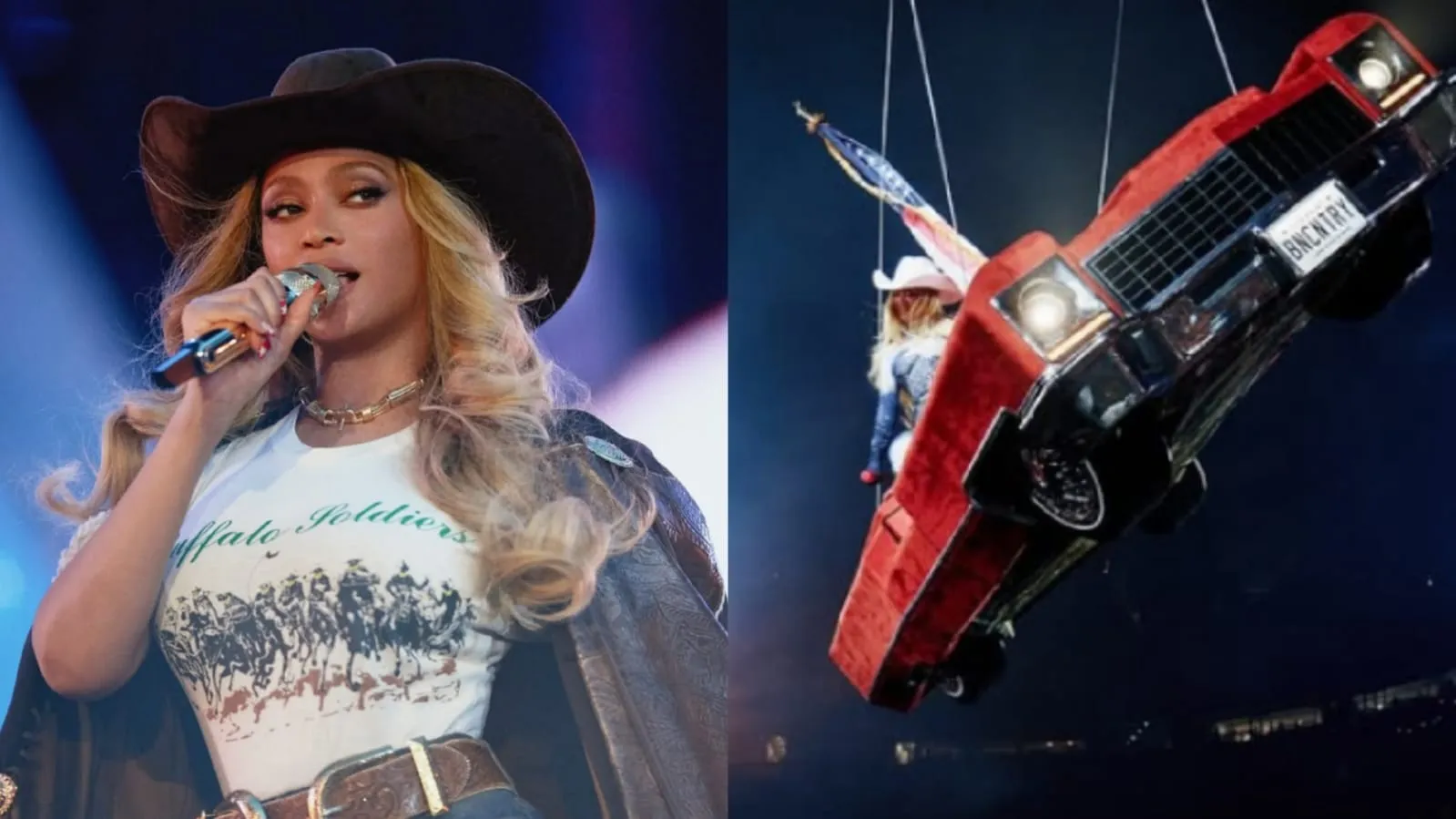 Beyonce Nyaris Jatuh, Mobil Gantung Rusak saat Konser