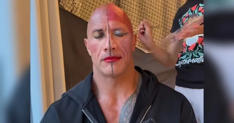 Menggemaskan, Wajah Dwayne ‘The Rock’ Johnson Dirias Putri Tercinta