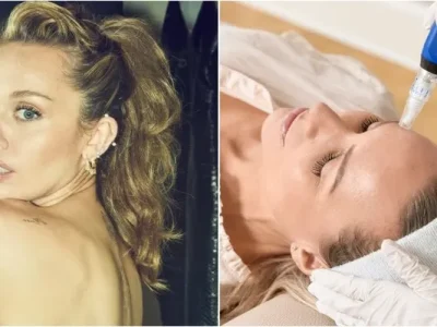 Miley Cyrus coba salmon DNA treatment (Foto: Instagram/mileycyrus, Ilustrasi: Pinterest/Eurowoman)