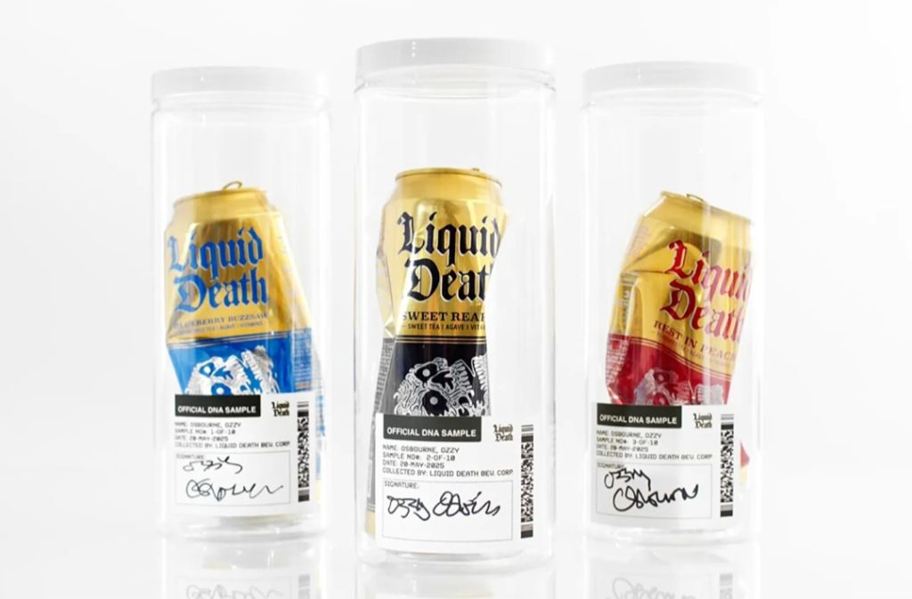 ‘Infinitely Recyclable Ozzy’ yang mengandung DNA vokalis Black Sabbath (Foto: YouTube/Liquid Death)