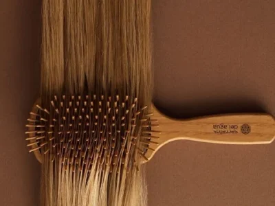 Sisir rambut perlu dibersihkan secara rutin (Ilustrasi: Pinterest/Nikoofatemi)