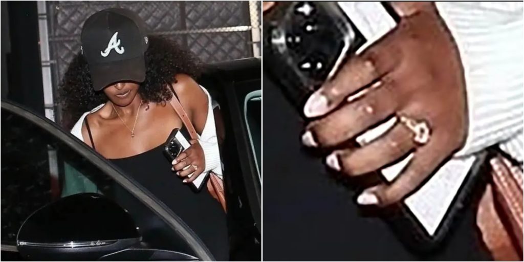 Cincin berlian yang digunakan Zahara (Foto: BACKGIRD/Roger)