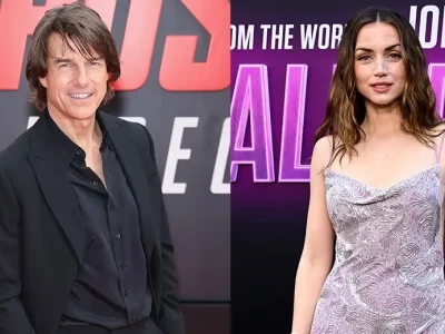 Tom Cruise dan Ana de Armas. Foto : Dimitrios Kambouris & Jon Kopaloff