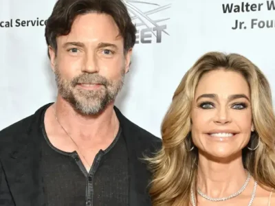 Aaron Phypers dan Denise Richards. Foto : Michael Tullberg/Getty Images