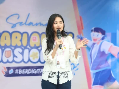 Dinda Putri, aktris muda yang juga aktif di kegiatan sosial. (Foto: Bayu/Nyata)