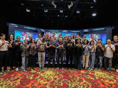 Konferensi pers Vision+ Premium (Foto: Dok. Istimewa)