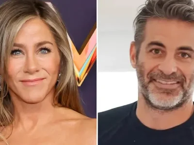 Jennifer Aniston dan Jim Curtis. Foto : Getty Images