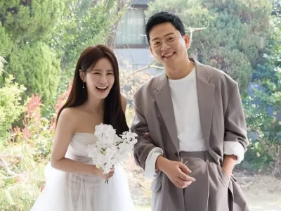 Kim Jun Ho dan Kim Ji Min menikah. Foto: Dok. Instagram @jiminlop