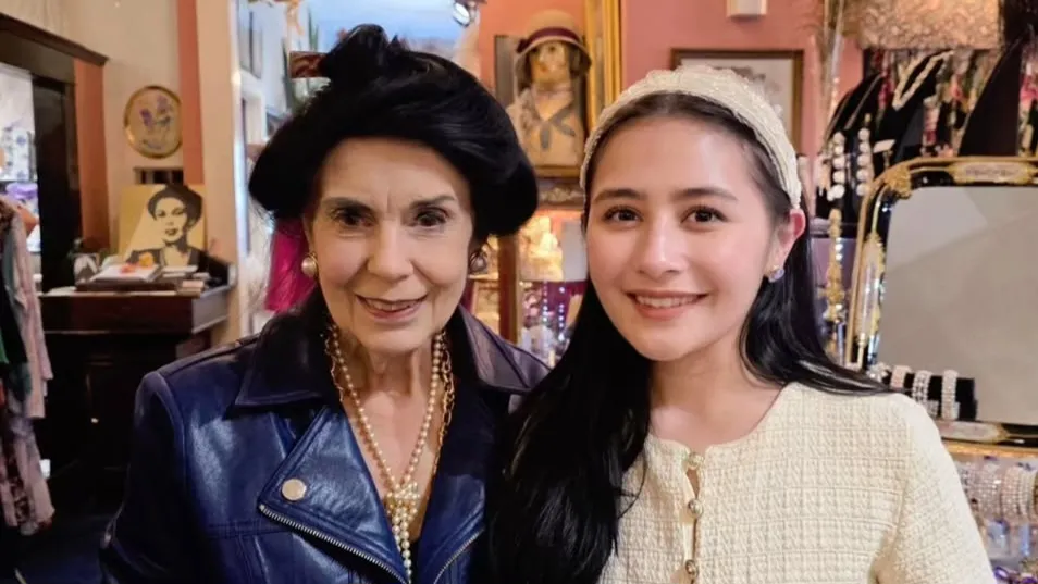 Kebahagiaan Prilly Latuconsina Bertemu Desainer Yvonne LaFleur