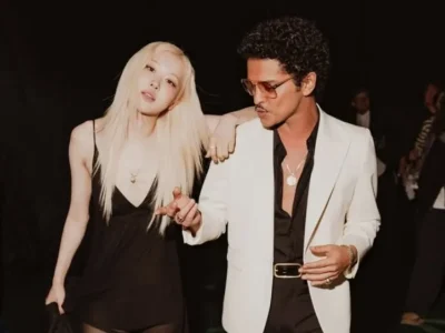 Bruno Mars dan Rose BLACKPINK. Foto: Dok. Instagram @brunomars