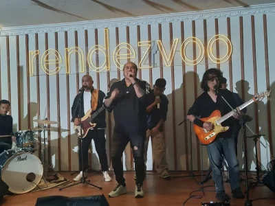 Rocker Kasarunk rilis album terbaru. (Foto: Syukri/Nyata)